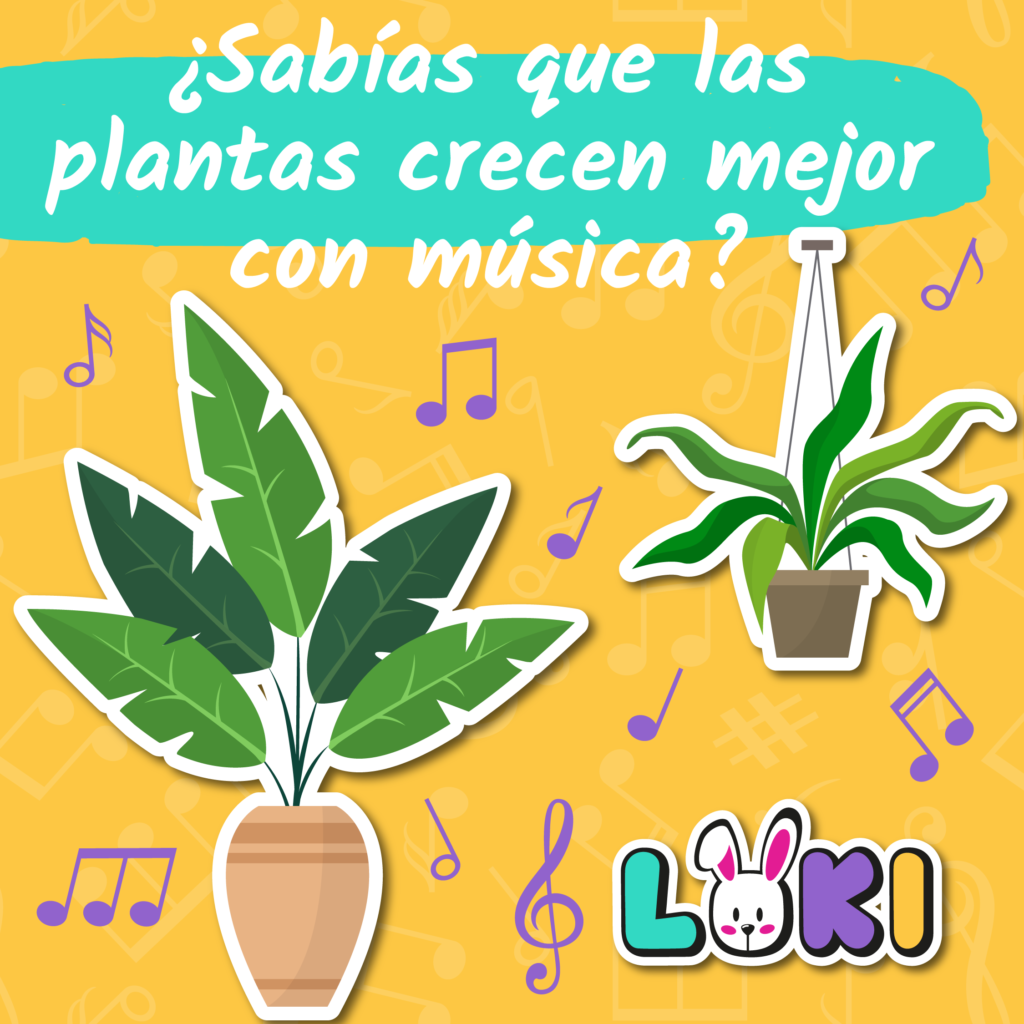 Plantas y notas musicales